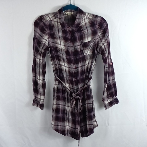 Blue Asphalt Tops - Women's button down top size large